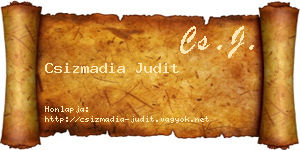 Csizmadia Judit névjegykártya